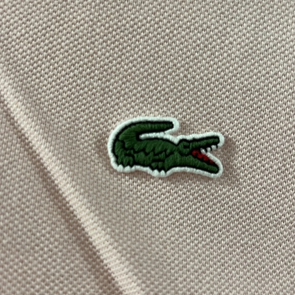 Lacoste classic polo - light pink men’s size XL / size 6 - Picture 3 of 7